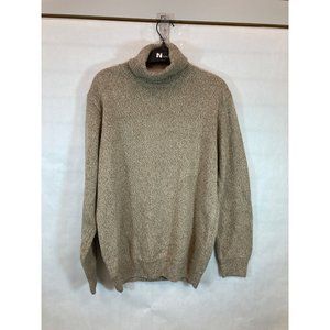 Chic Knit Elegance: Tan Large Women's Sweater - Cozy Comfort & Timeless Style